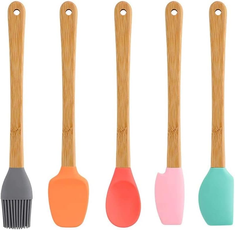 Non-Stick Silicone Spatula Set (5-Piece)