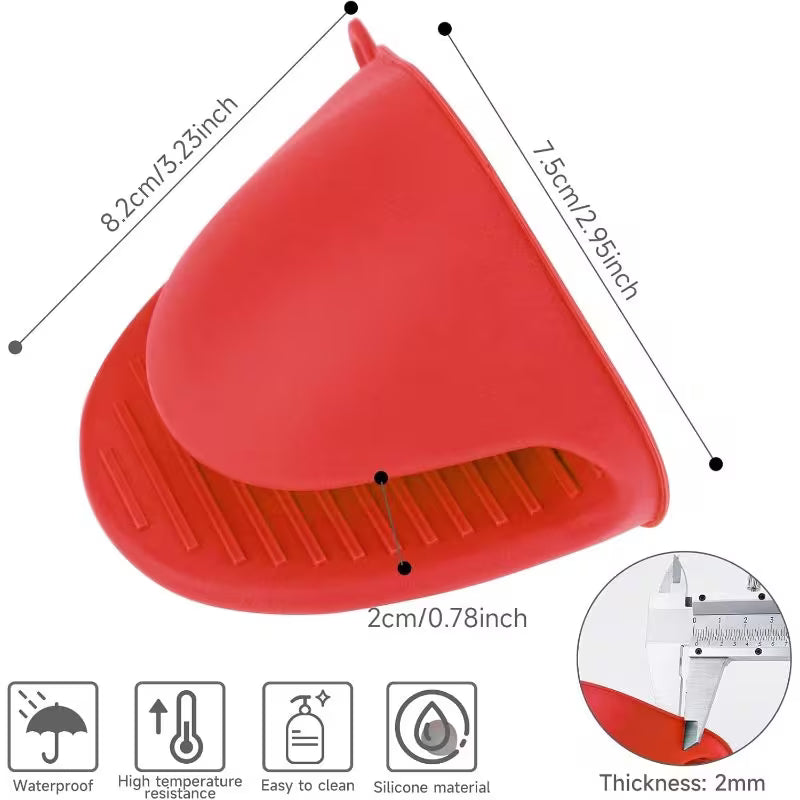 Silicone Oven Mitts Heat Resistant Pair