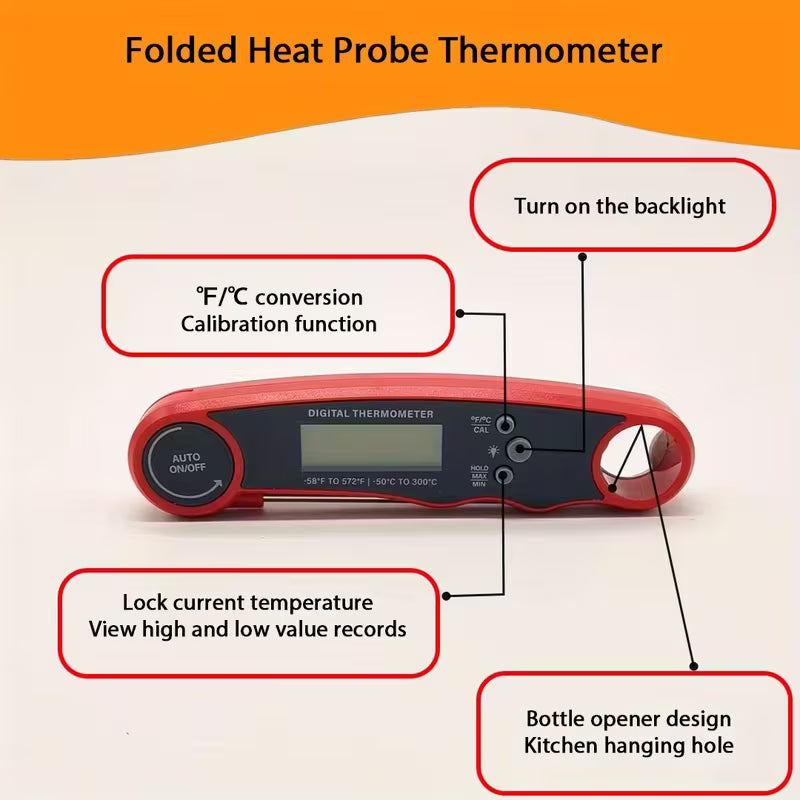 Digital Meat Thermometer with Instant Read