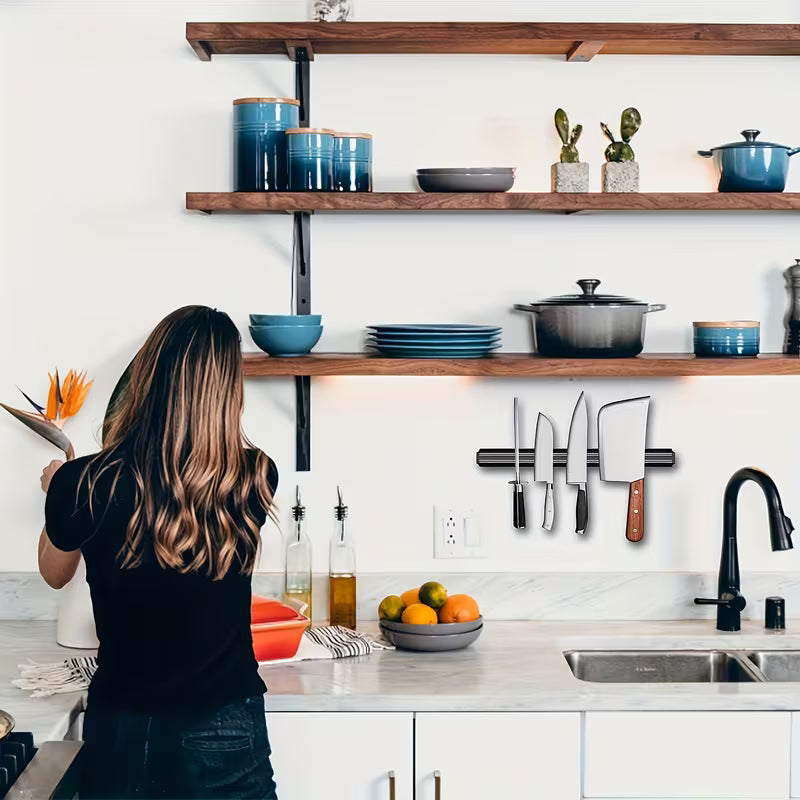 Magnetic Knife Strip for Wall Mounting